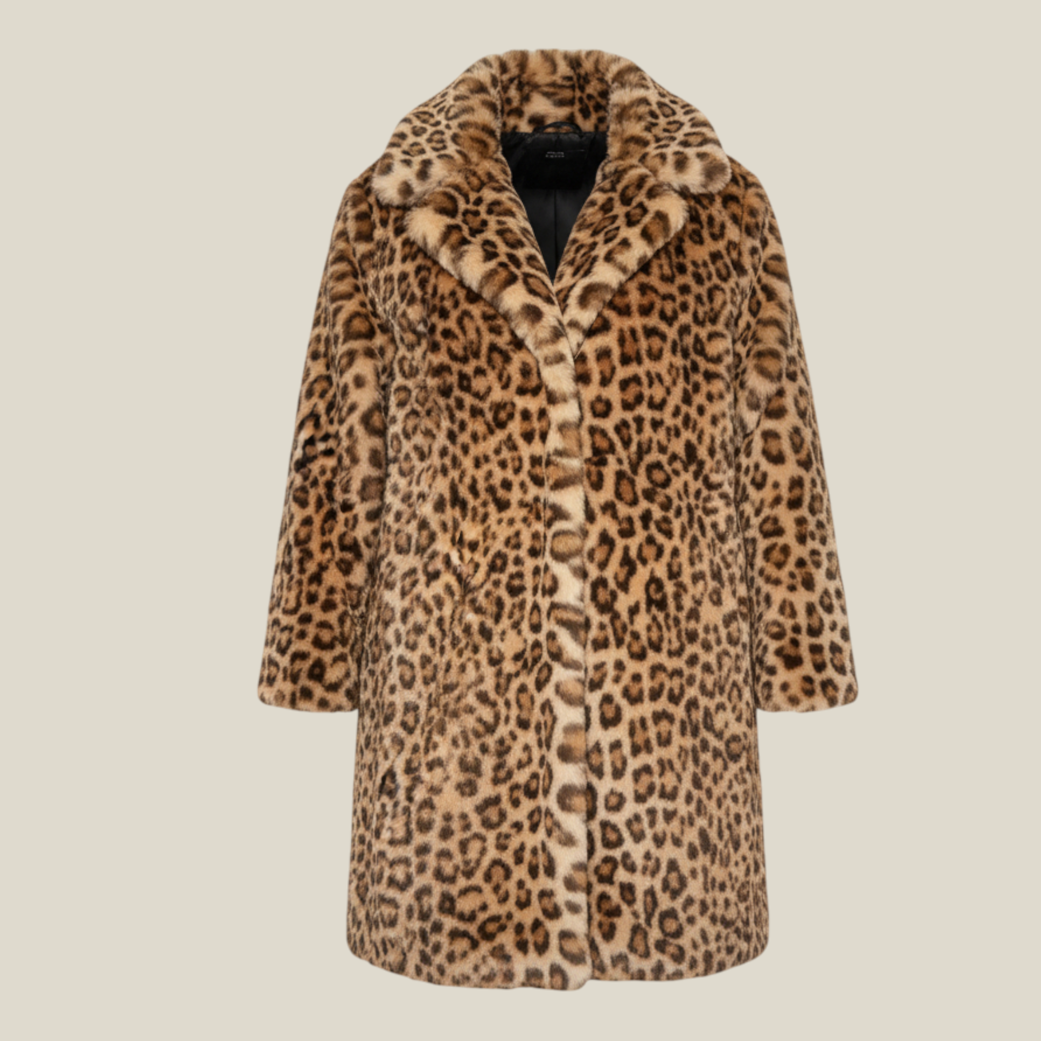 Coralie | Manteau Long Femme Hiver Chic Léopard