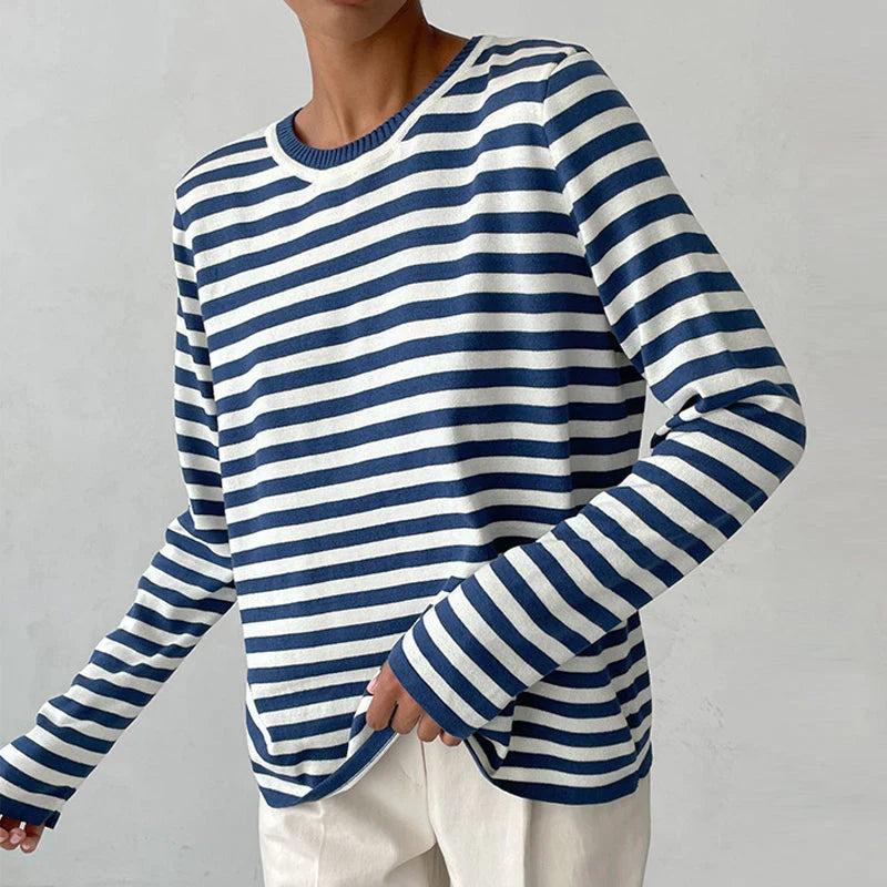 Marina Striped Cotton Button-Down Shirt