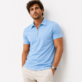 Men's Nathan Zipper Polo Shirt – Sleek Everyday Style