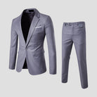 Abito Slim Fit da Uomo Leggero Due Pezzi per Matrimoni ed Eventi Formali - - abito uomo business suit completo slim fit due formal suit lightweight suit men's tailored suit single-breasted blazer slim fit suit spring summer suit tailored trousers two-piece suit wedding suit - Concept Palermo