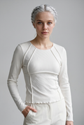 Roza - Effortless Relaxed-Fit Long-Sleeve Blouse