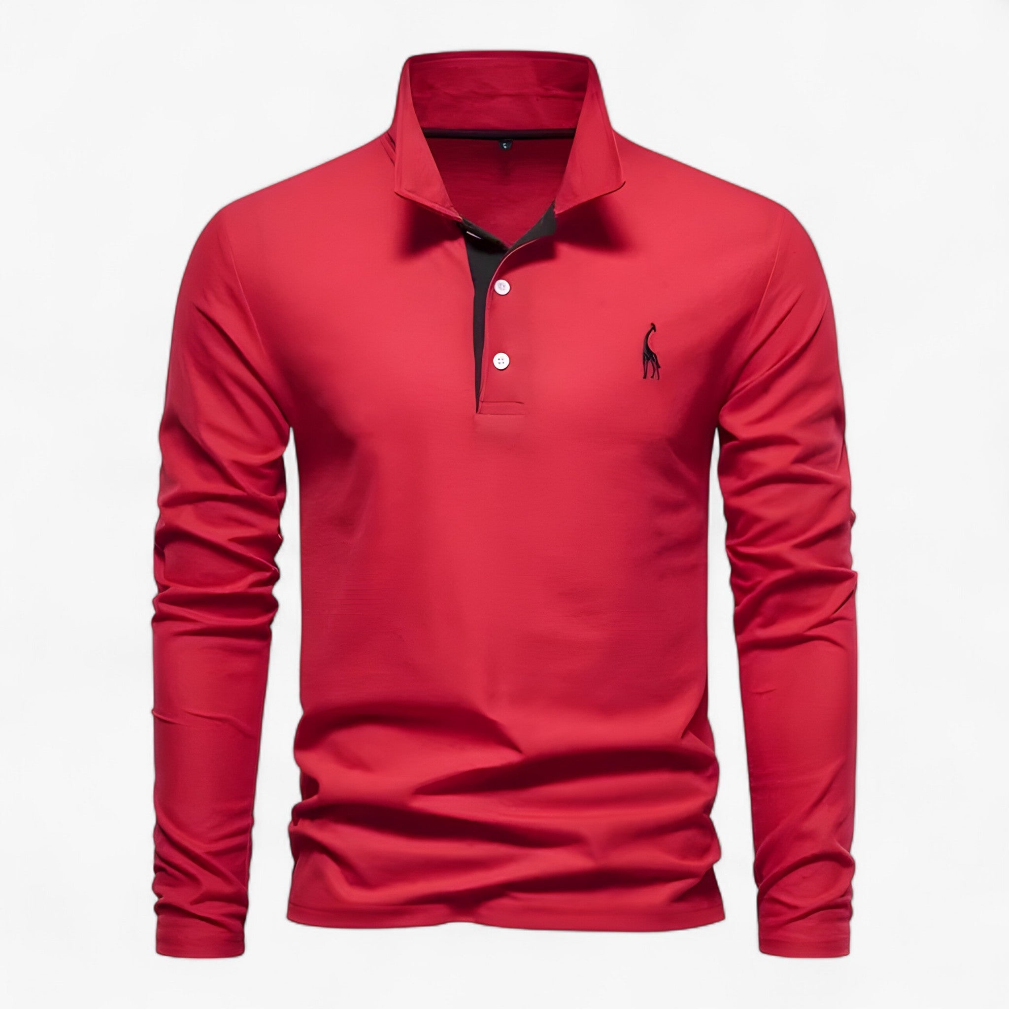 Lorenzo | Long-Sleeve Polo Shirt – Timeless Style and Everyday Comfort