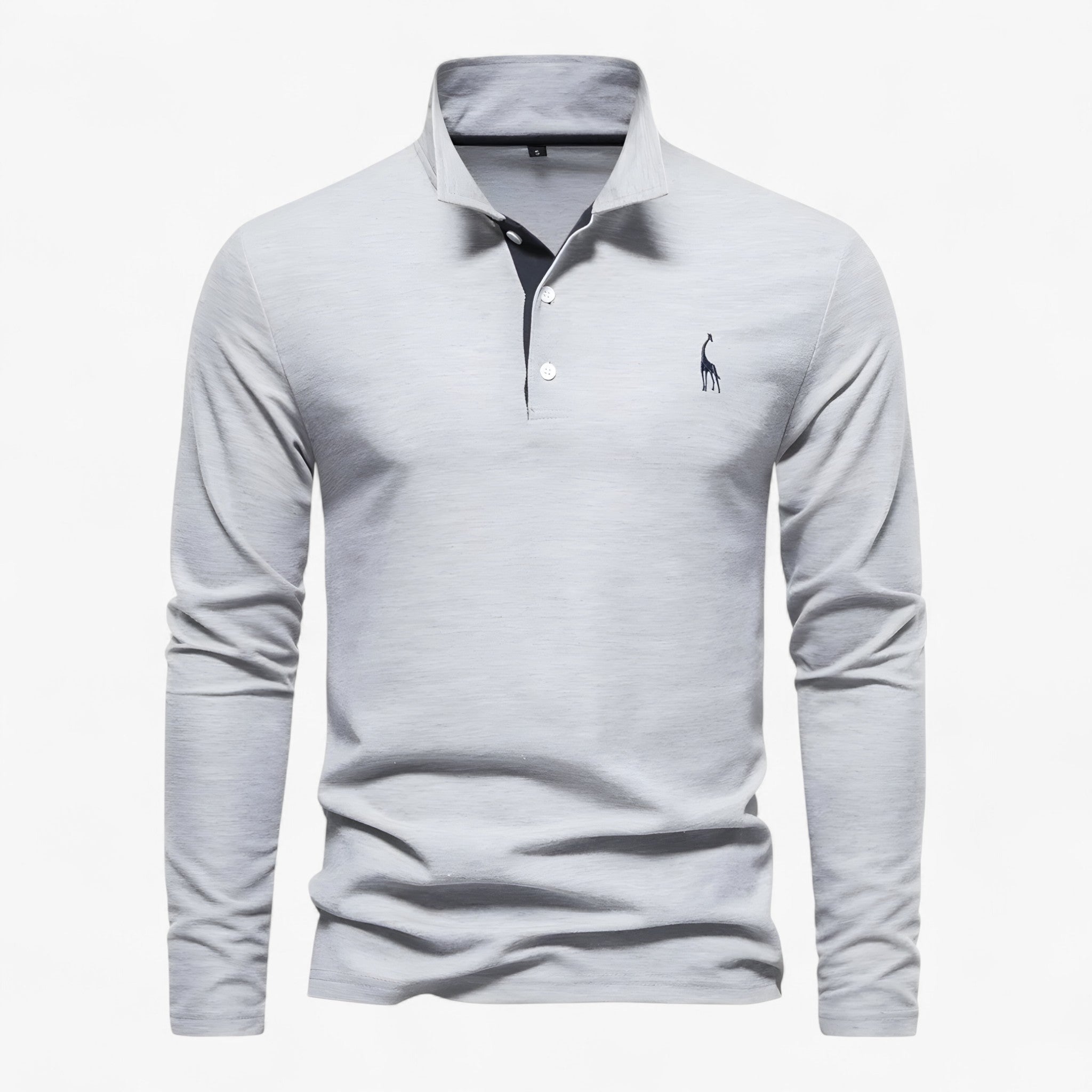 Lorenzo | Long-Sleeve Polo Shirt – Timeless Style and Everyday Comfort