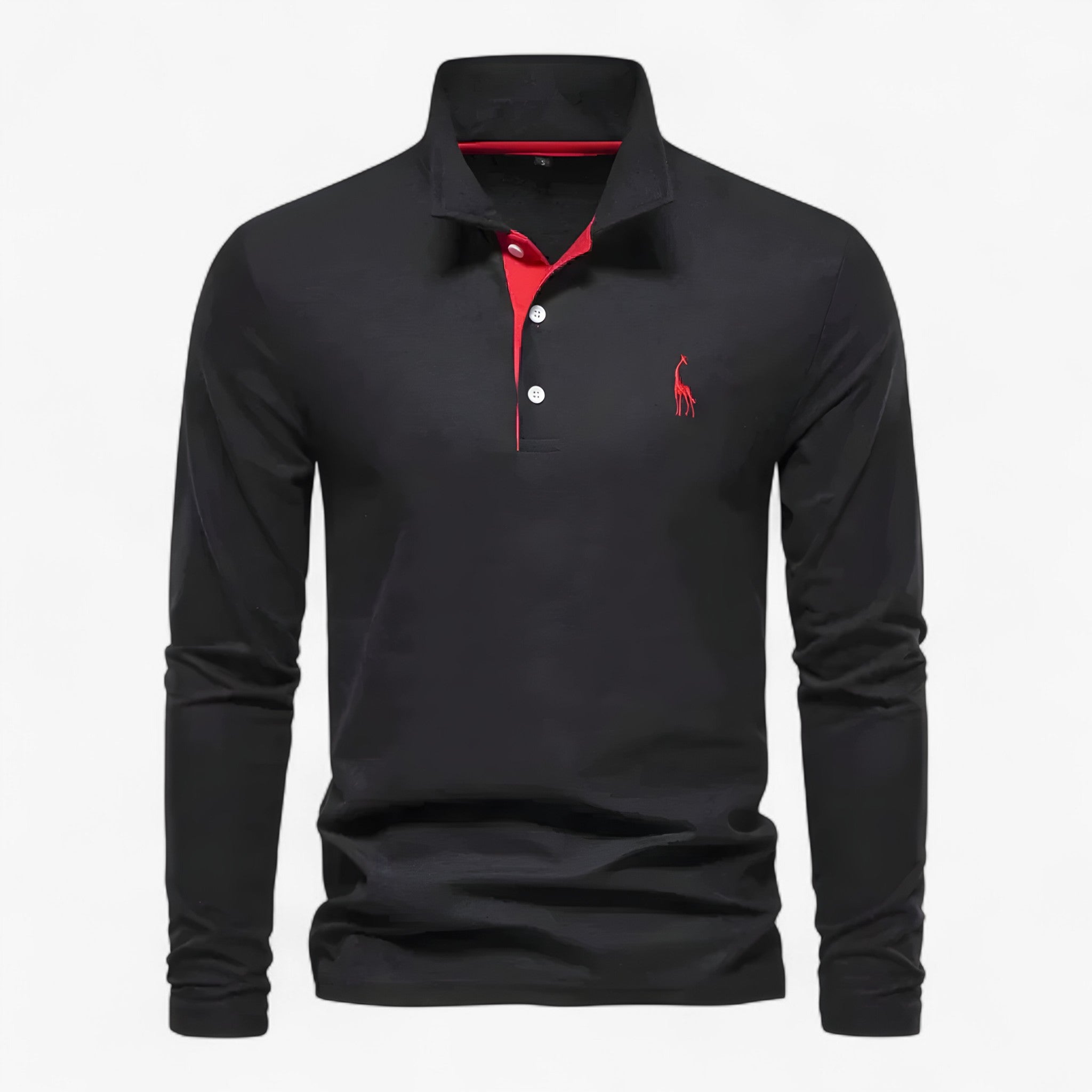 Lorenzo | Long-Sleeve Polo Shirt – Timeless Style and Everyday Comfort