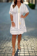Women's Effortlessly Chic Printed Dress