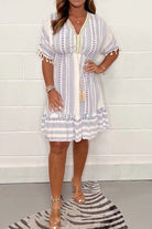 Casual V-Neck Dress — Effortless Everyday Style