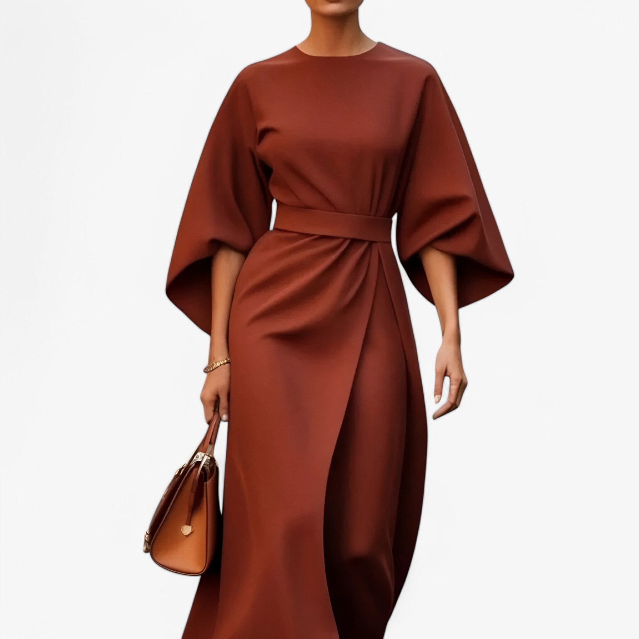 Nova | Chic asymmetric dress with a sleek, modern and elegant silhouette
