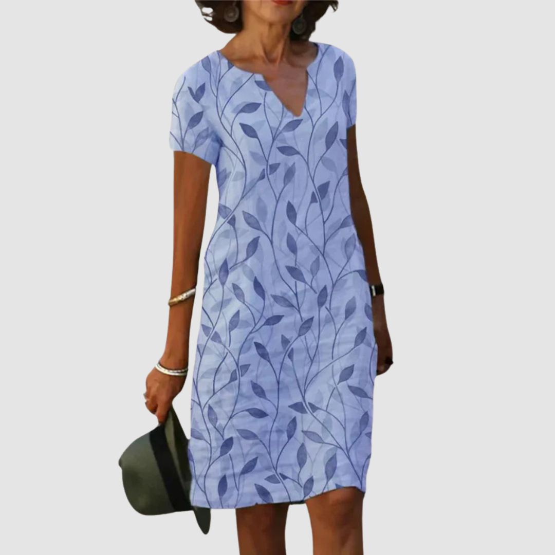 Women's Casual Printed Dress - Effortless Everyday Chic