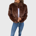 Women's Cozy Teddy Thermal Fleece Jacket