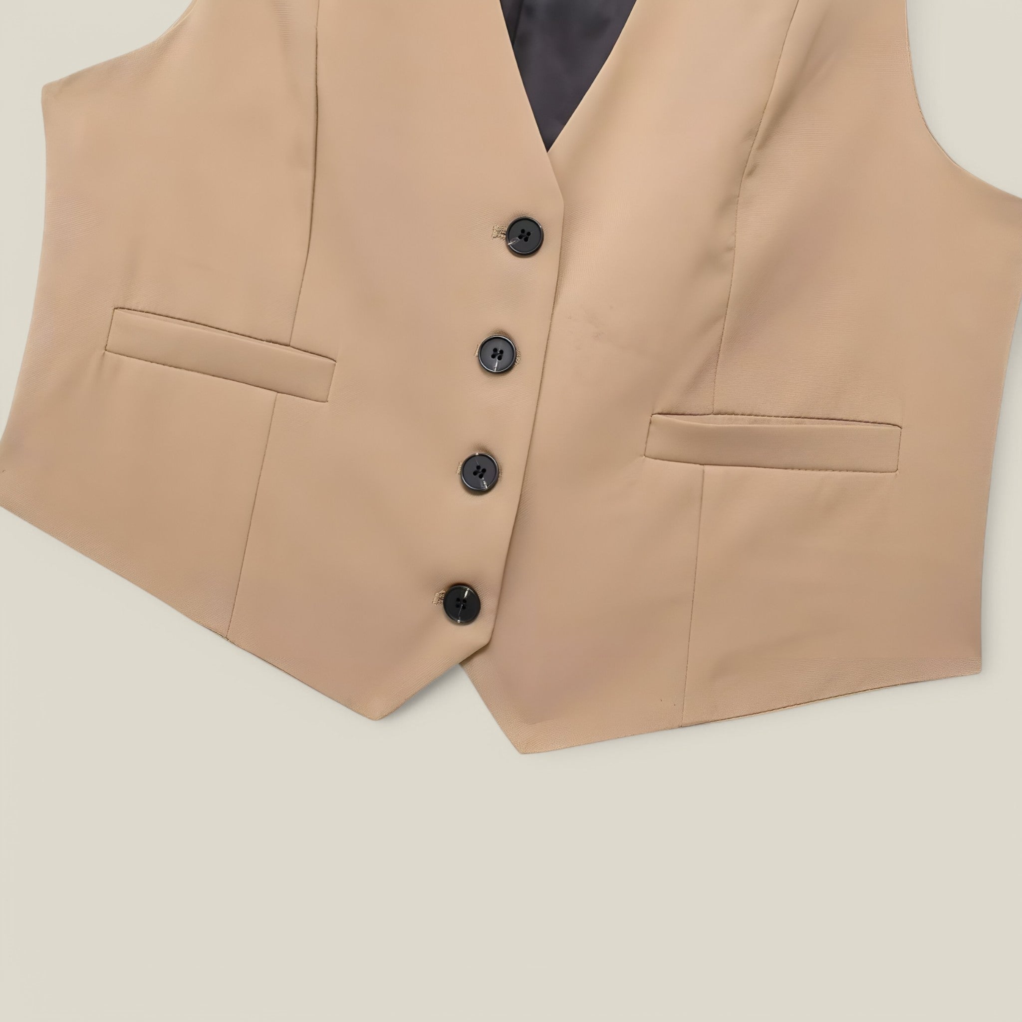 Grace | Gilet court boutonné - Tendance et confort