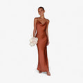 Dianne | Elegant Long Silk Dress