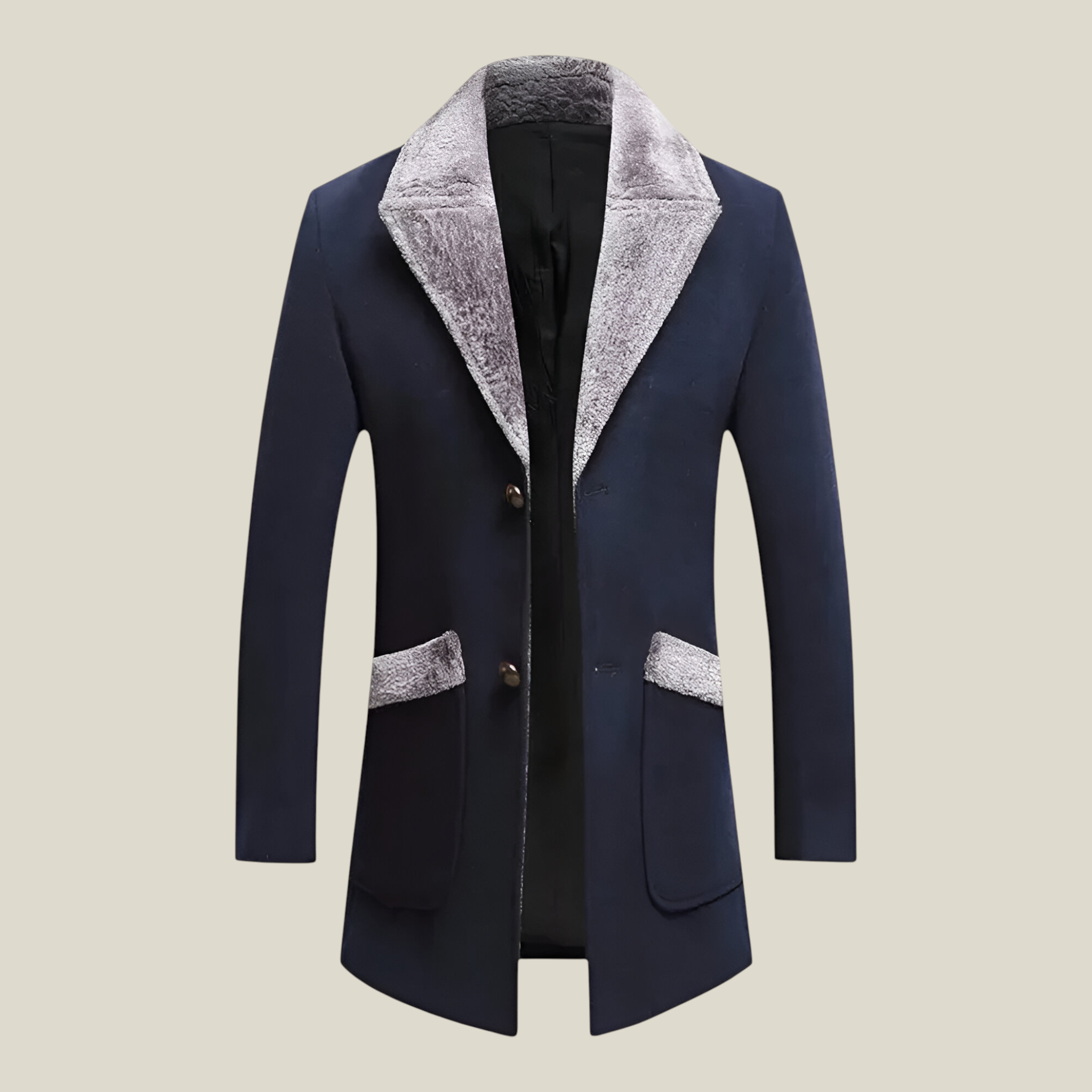 Leo | Manteau de laine épuré - Élégant et confortable