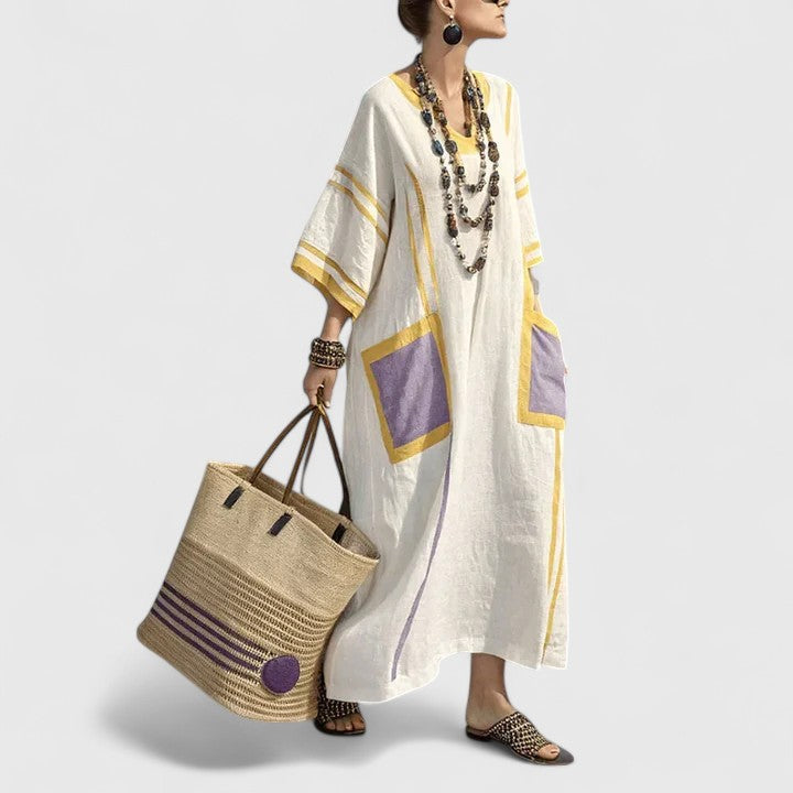 Women's Effortlessly Elegant Bohemian Dress for a Free-Spirited Look