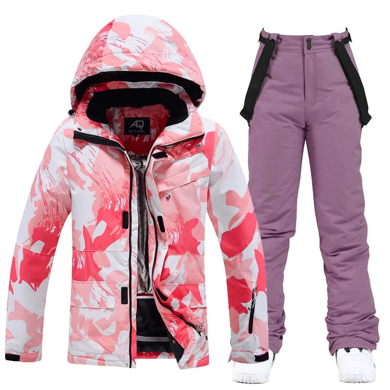 Women's Winter Ski Jacket & Pants Set