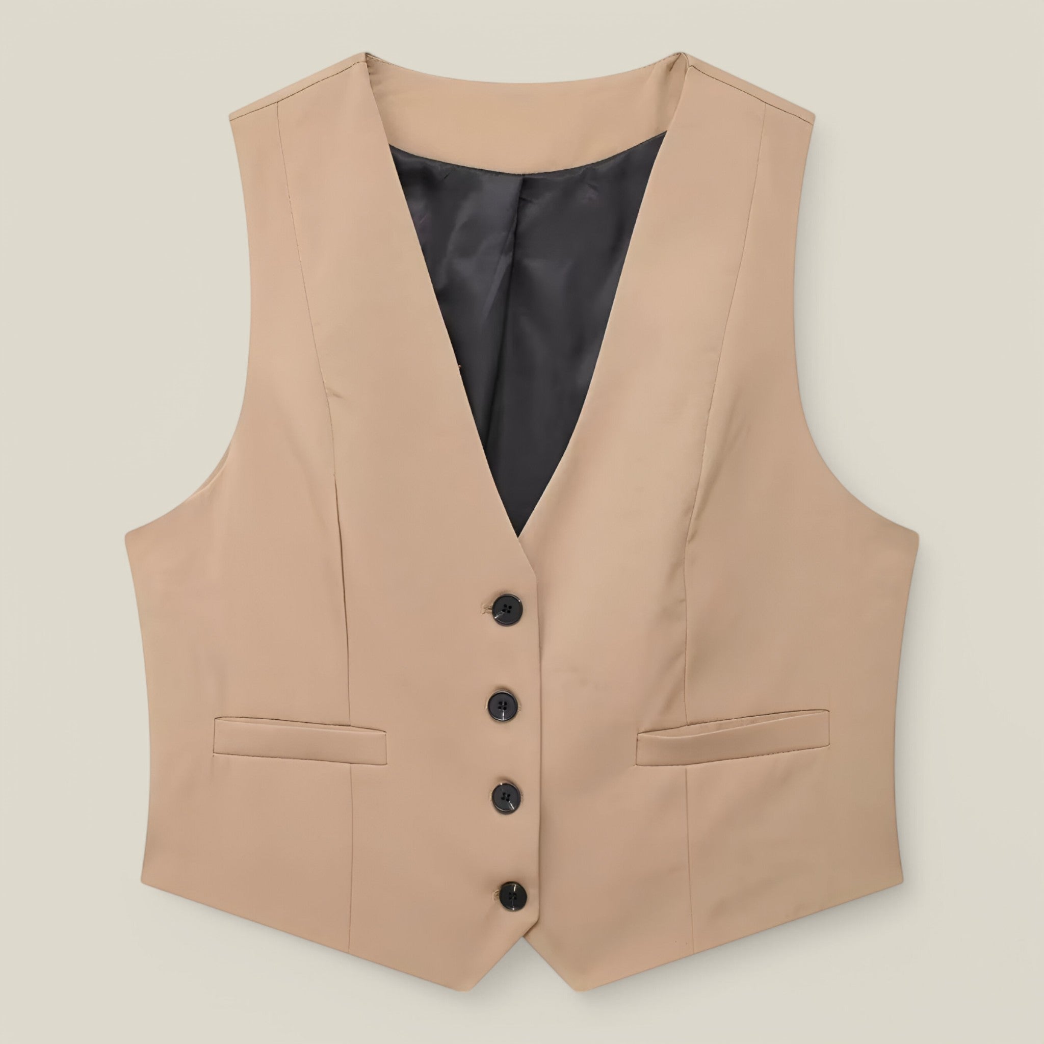 Grace | Gilet court boutonné - Tendance et confort