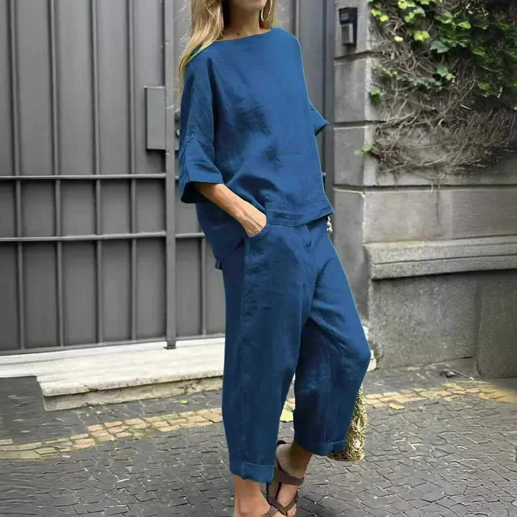 Chic Women's Two-Piece Set for Casual Everyday Style