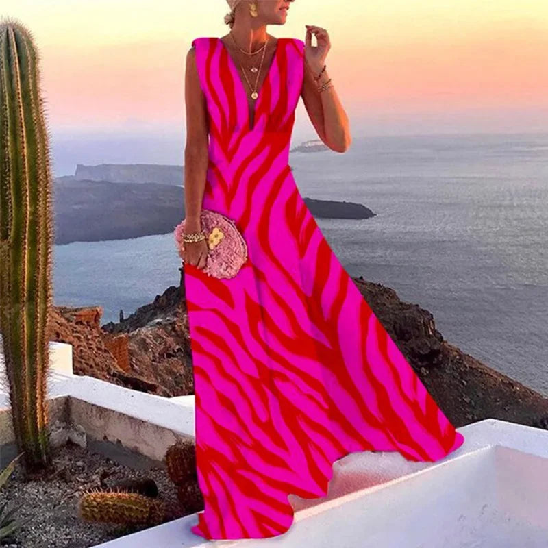 Sienna Sunset Bloom Floral Maxi Dress