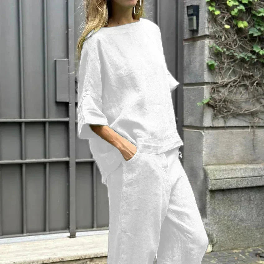 Chic Women's Two-Piece Set for Casual Everyday Style
