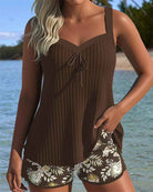 Adalyn Tankini-Set mit Blumenmuster – Schicke, bequeme Strandbademode