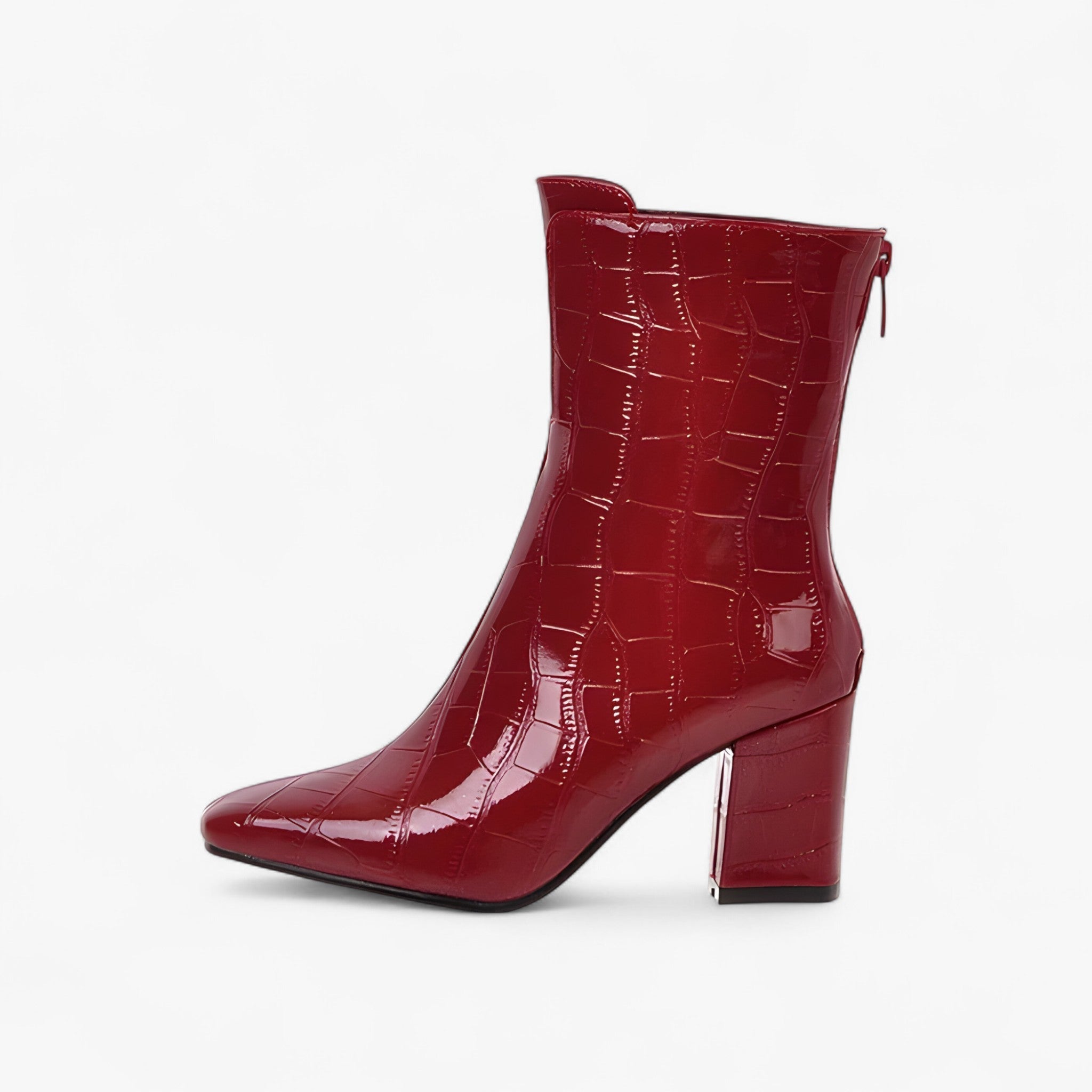 Women's Sleek & Shiny Ankle Boots