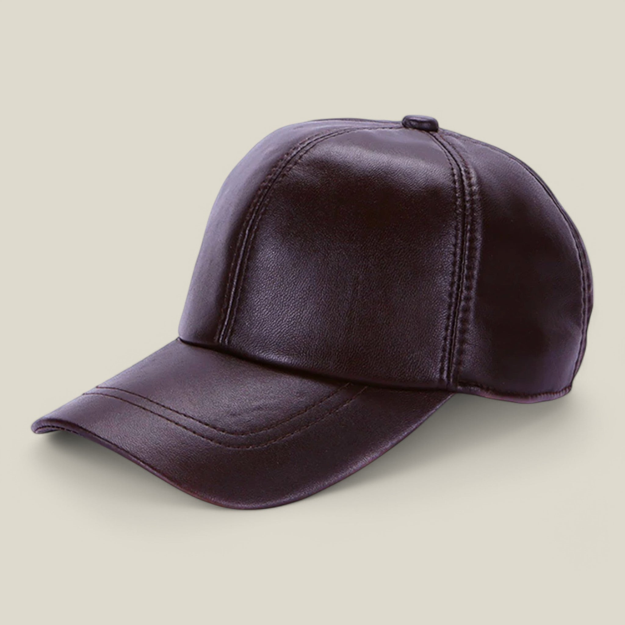 Jano | Casquette de baseball en cuir.