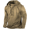 Jean l Viking Hoodie - Cozy Graphic Viking Print Sweatshirt