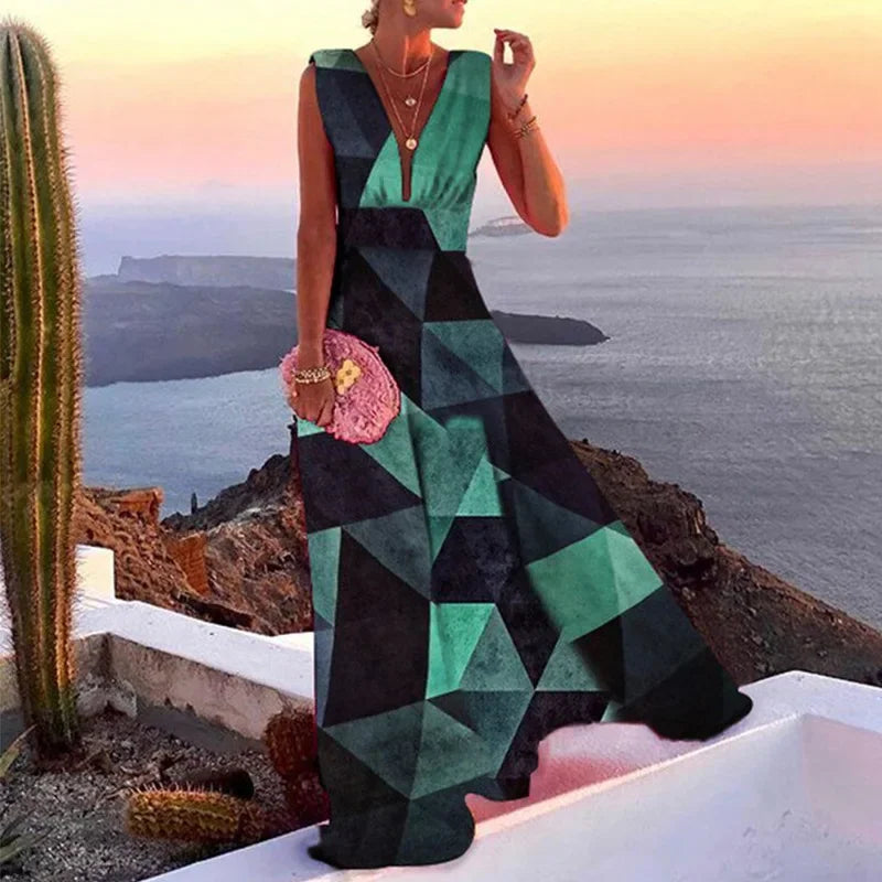 Sienna Sunset Bloom Floral Maxi Dress
