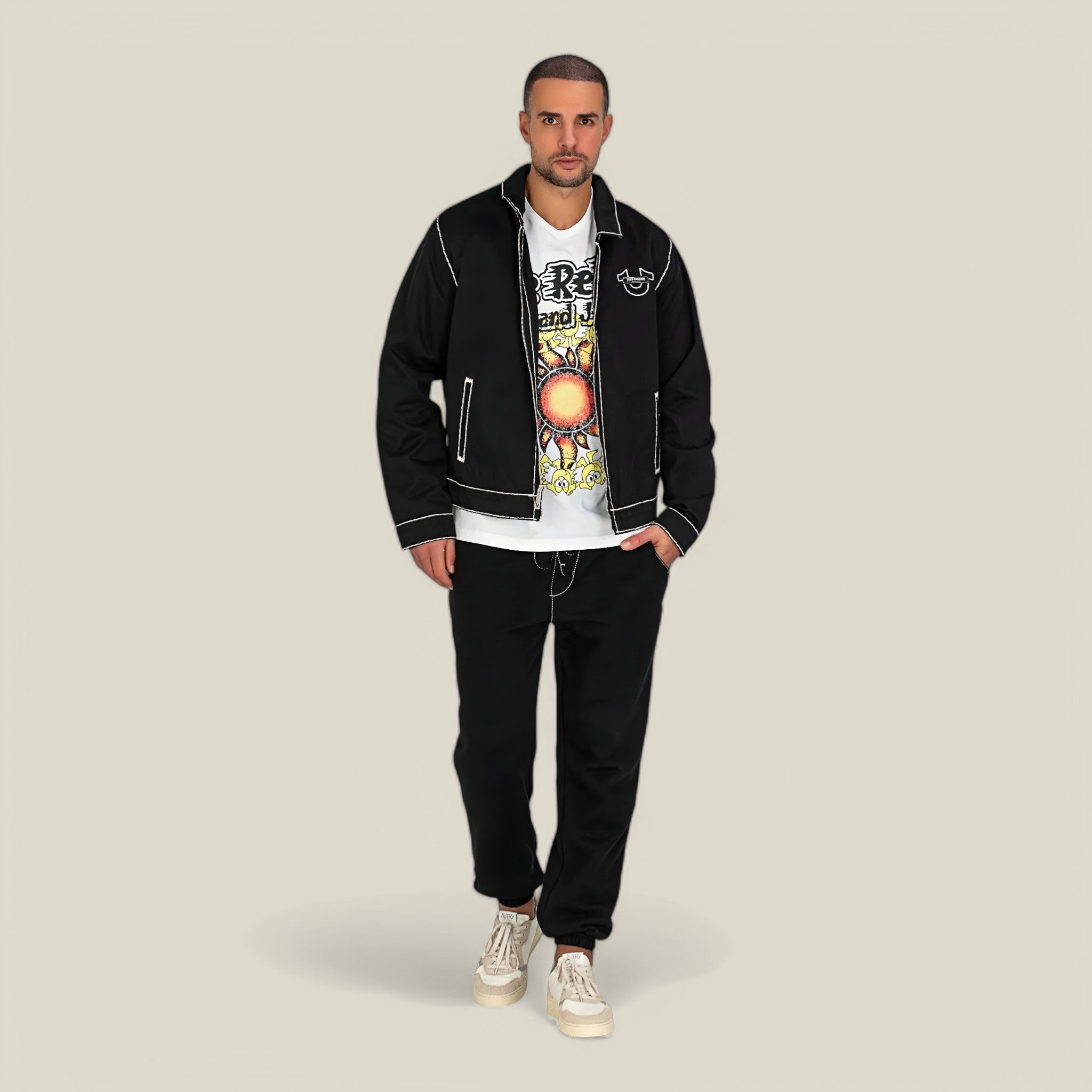 Alex | Veste en jean rétro surdimensionnée
