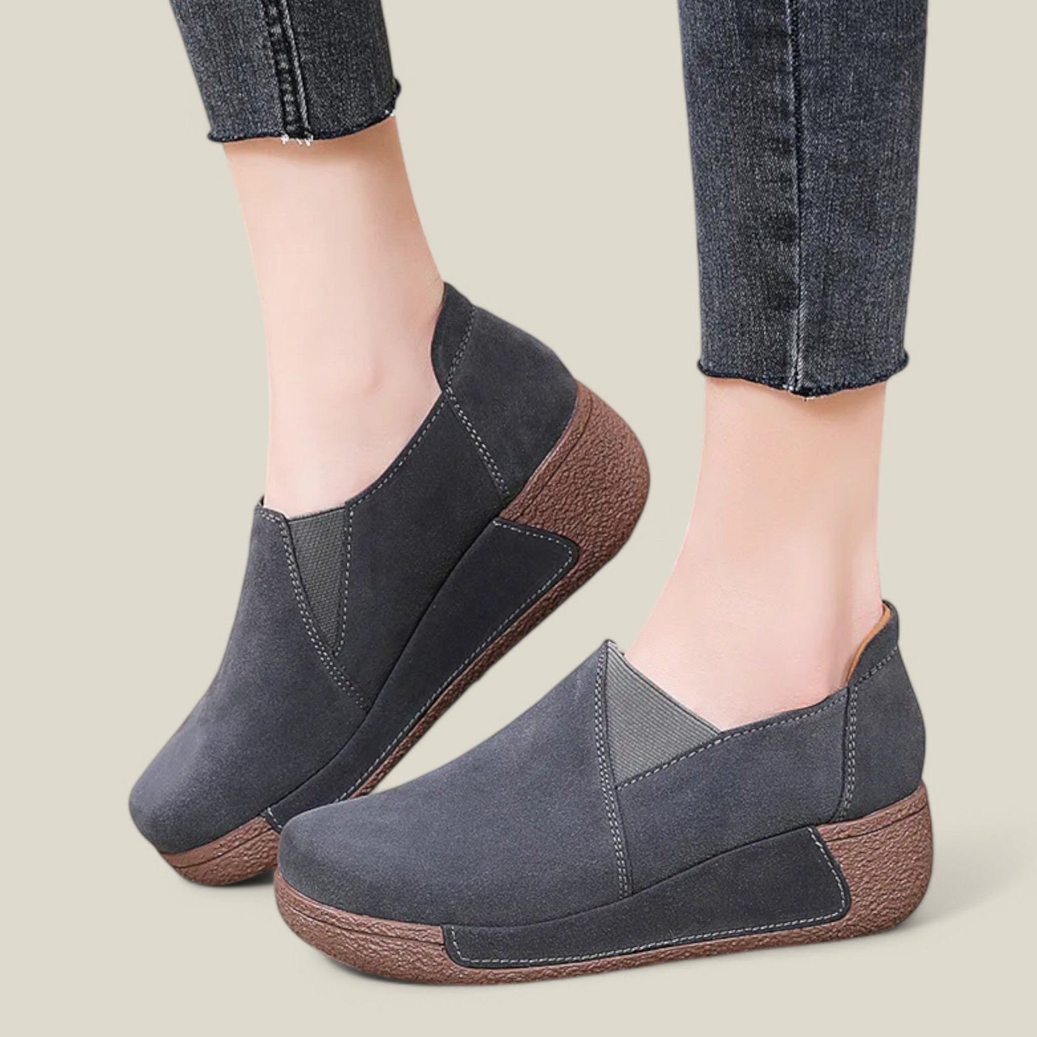 Abbey | Mocassins en Cuir Véritable