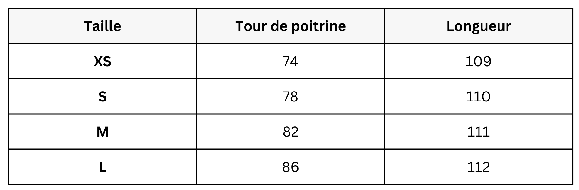 Size Guide