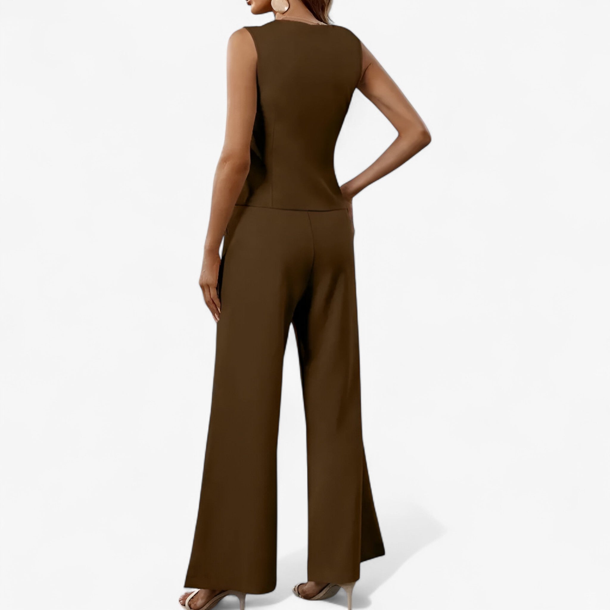 Anika – Ærmeløs jakkesæt til ubesværet elegance - - women's fashion - {{ product_tags }