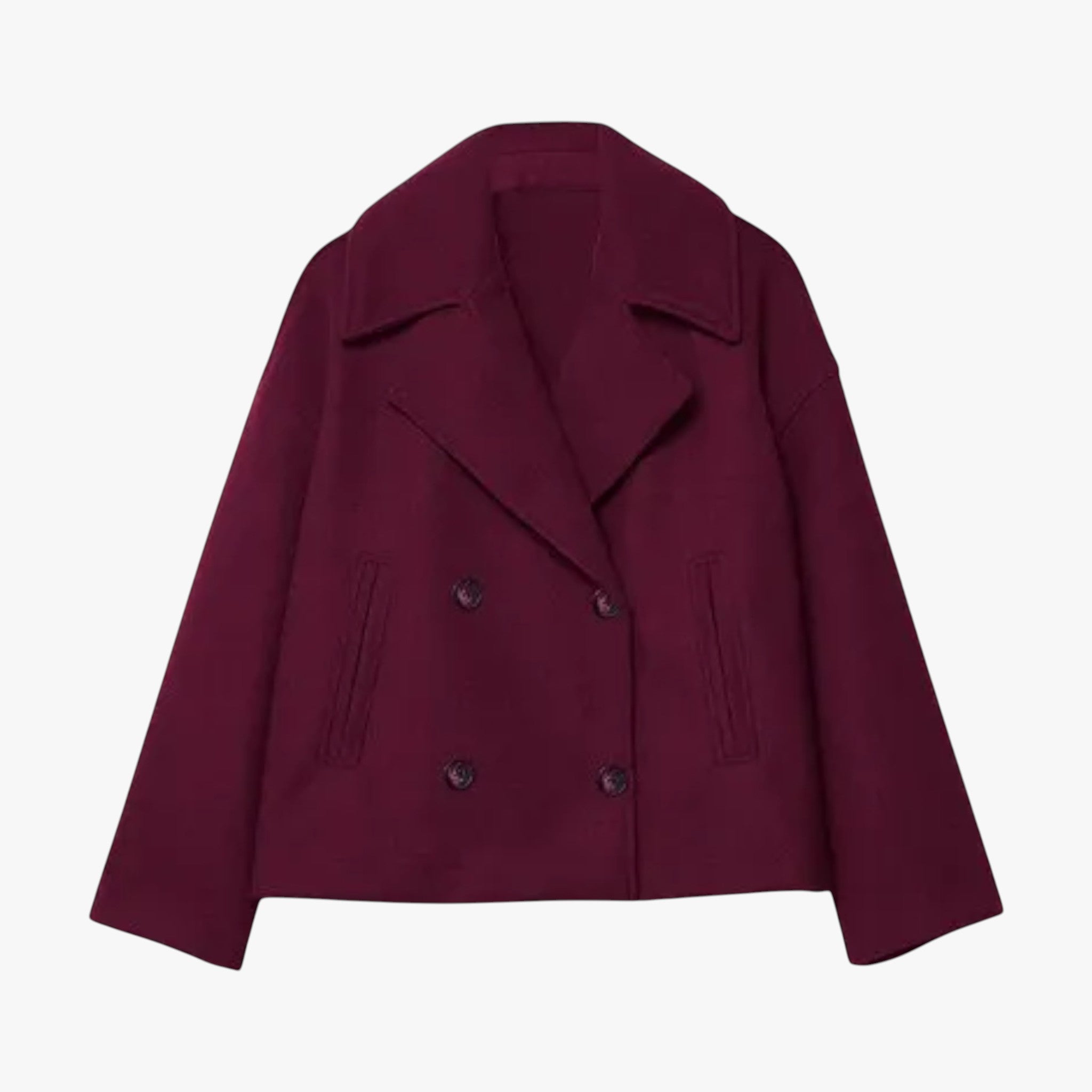 Chic Short Jacket for Timeless Elegance and Cozy Warmth