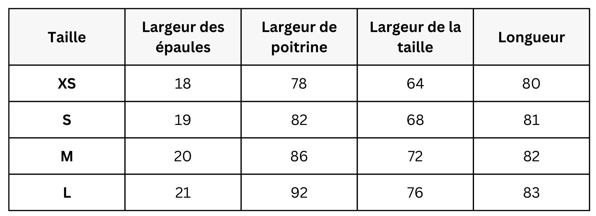 Size Guide