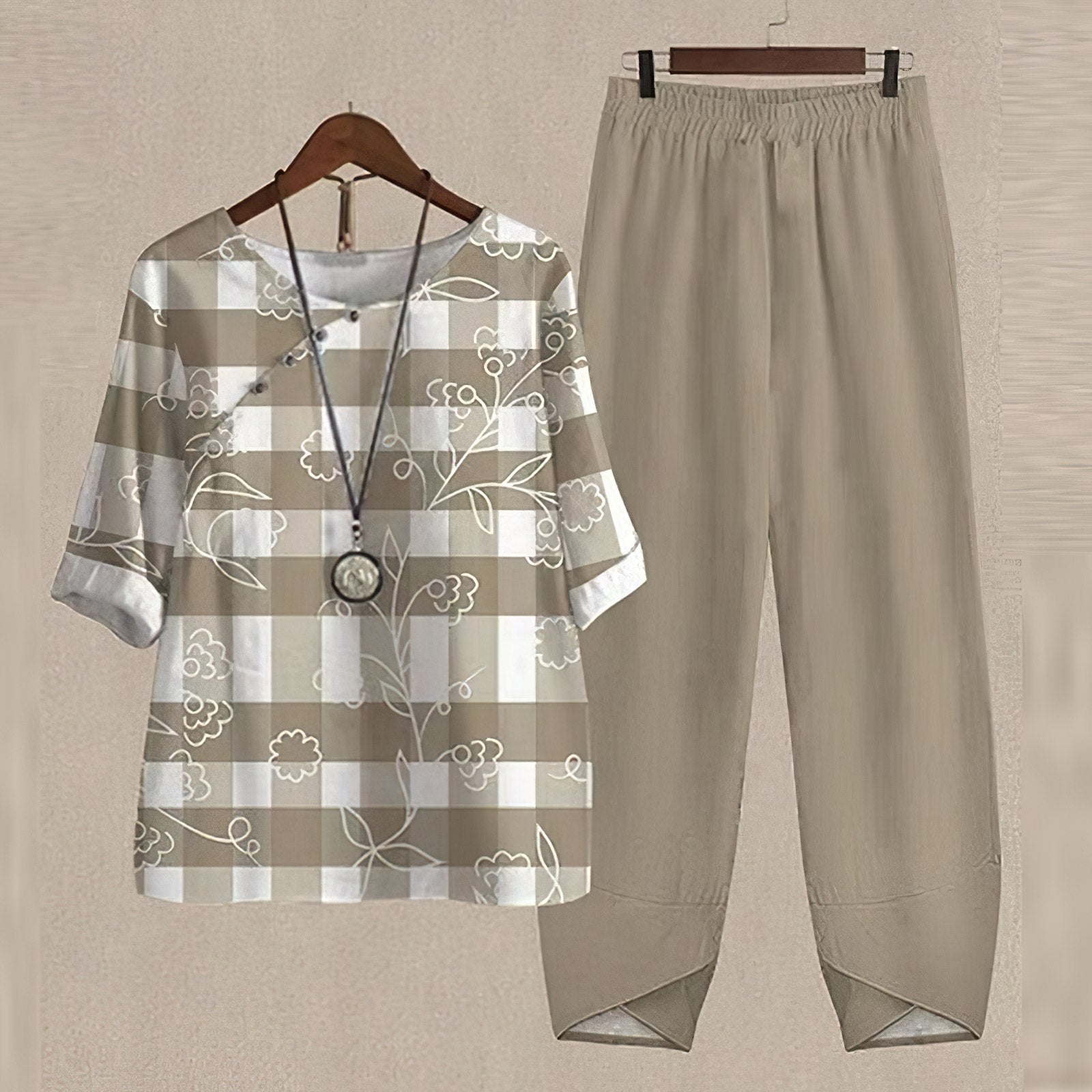 Women's Summer 2-Piece Set - Relaxed Fit, Breezy & Comfortable