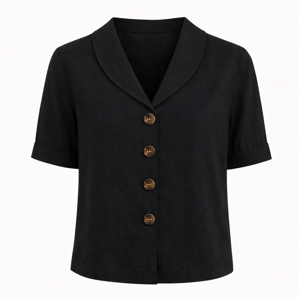 Timeless Button-Front Blouse