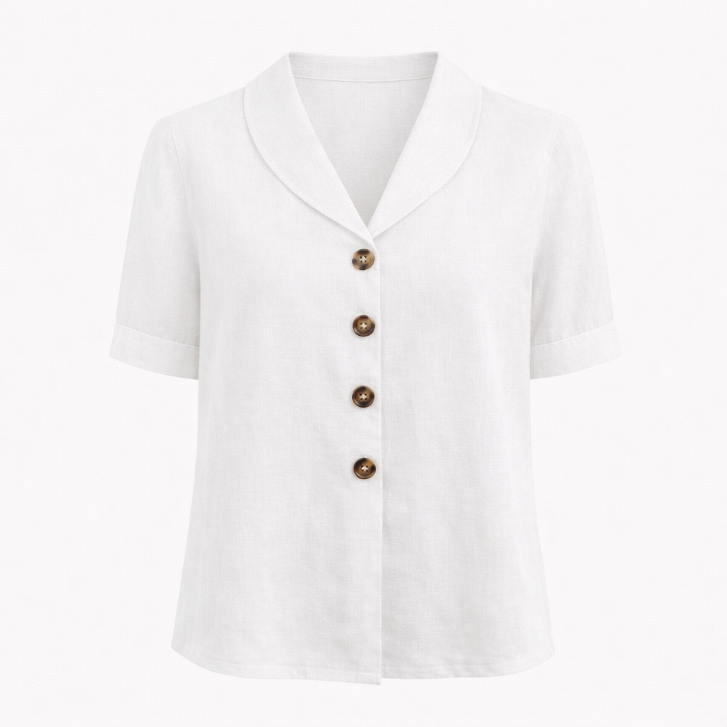 Timeless Button-Front Blouse