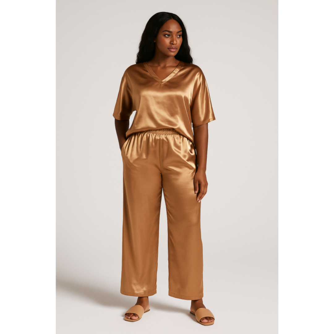 Women's Festive Two-Piece Set — Relaxed Fit for Effortless Comfort
