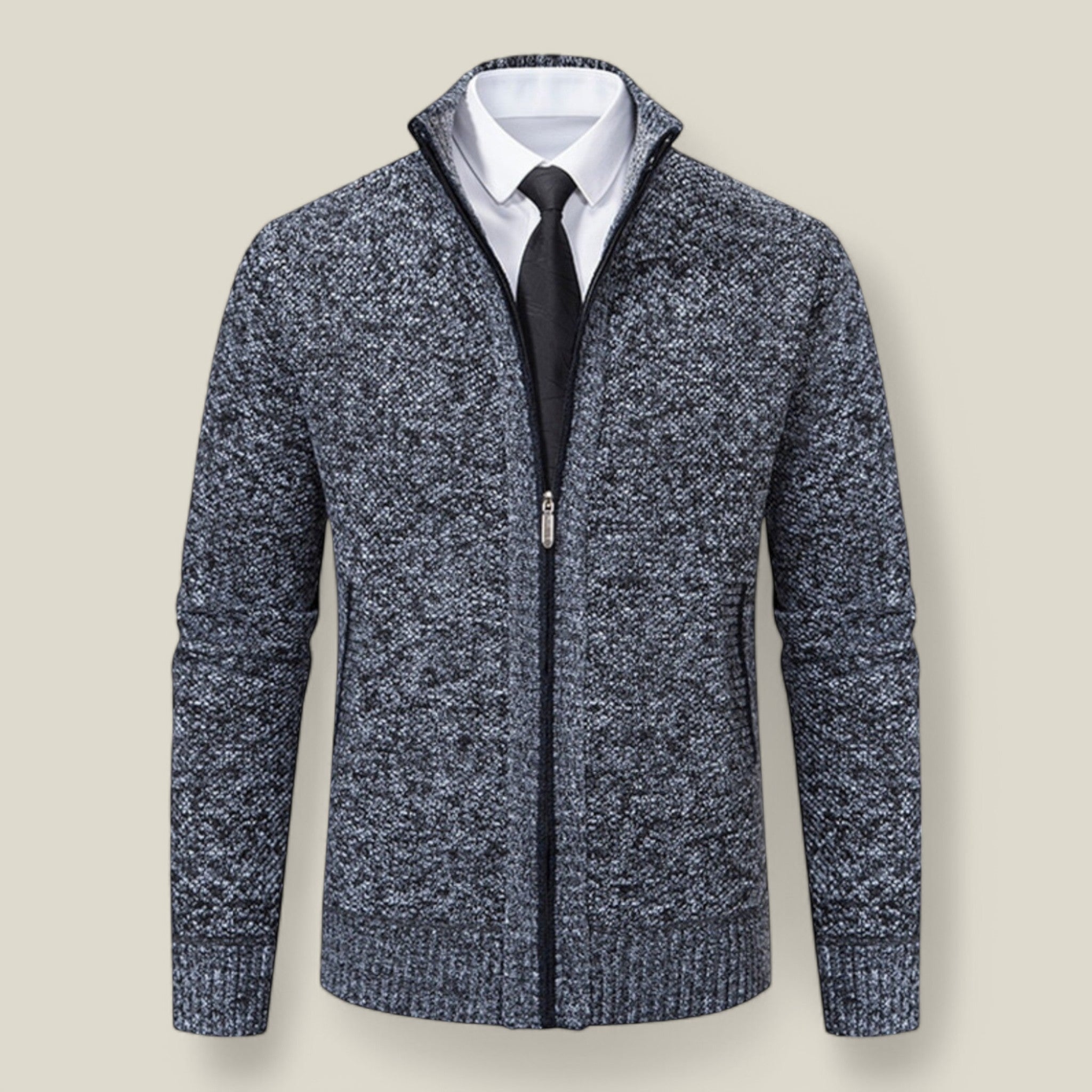 Erik | Veste d'hiver en tricot - Élégante et chaude