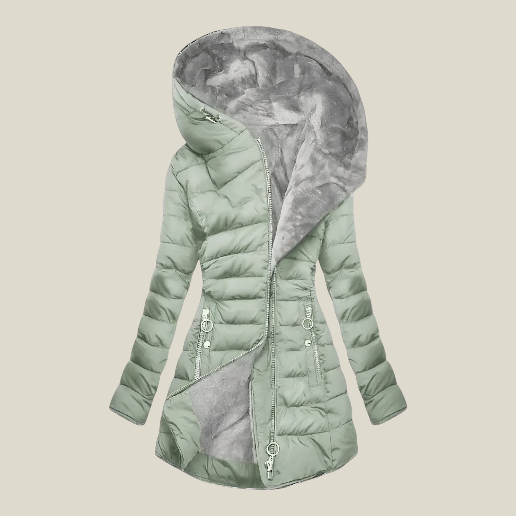 Apolline | Veste Femme Élégante d'Hiver Imperméable