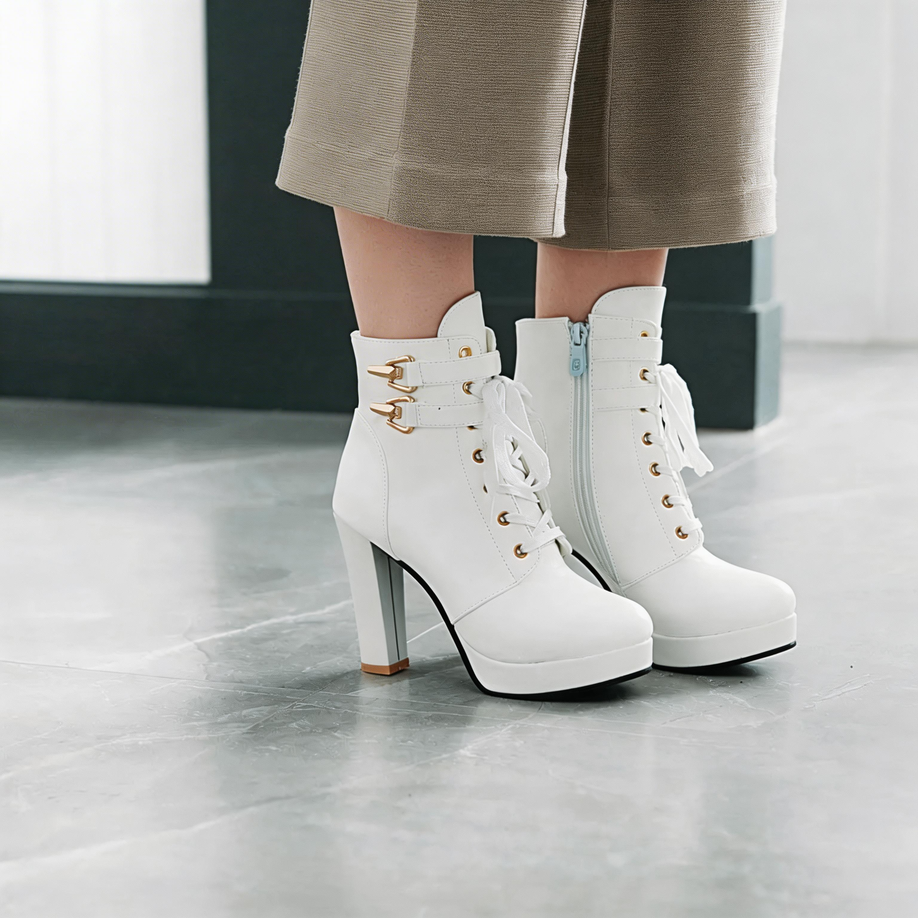 Ellie | Sophisticated High-Heeled Ankle Boots