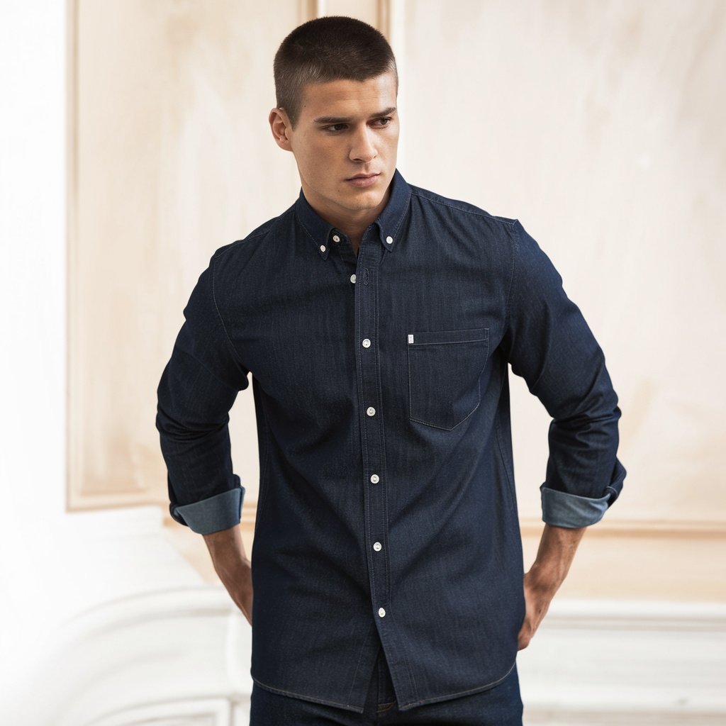 Axel | Chemise en jean - Élégante et polyvalente