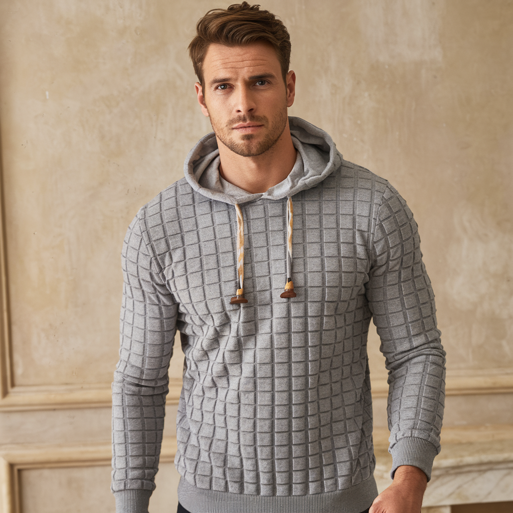 Jerick | Pull à capuche en tricot - Élégant et confortable
