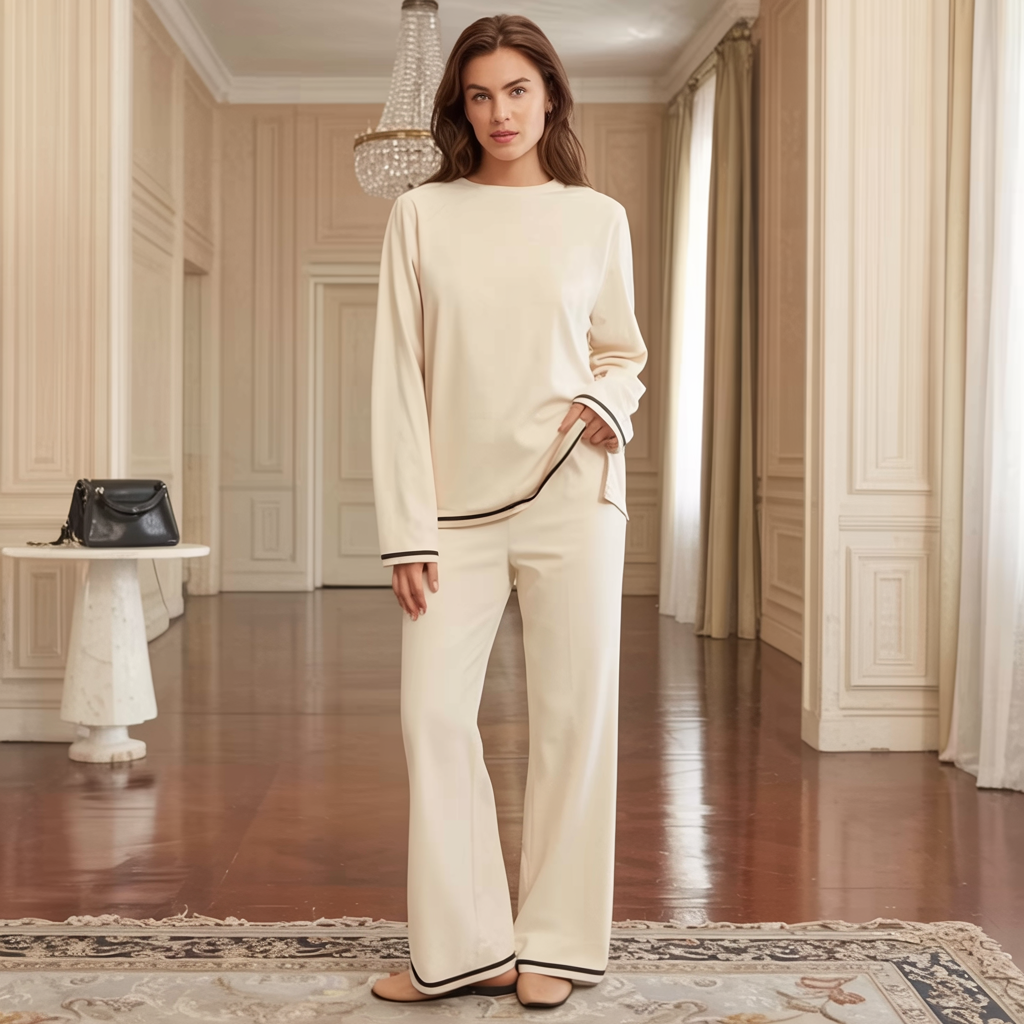 Julie | Ensemble 2 pièces en tricot – Élégant et décontracté