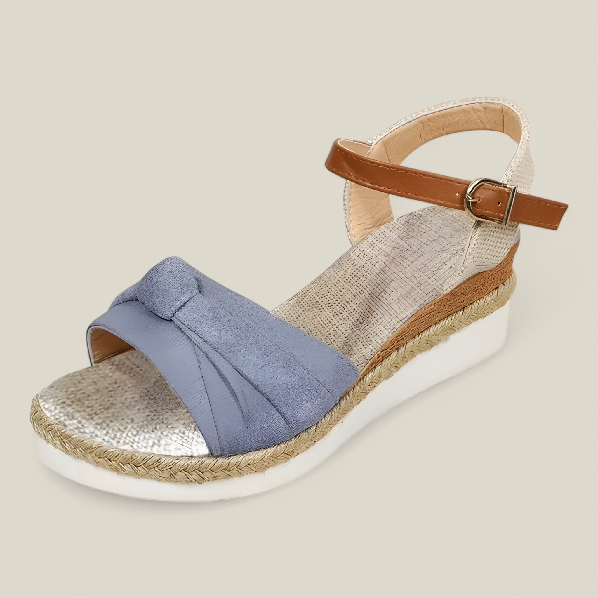 Yasmine | Sandales compensées - Tendance et respirant
