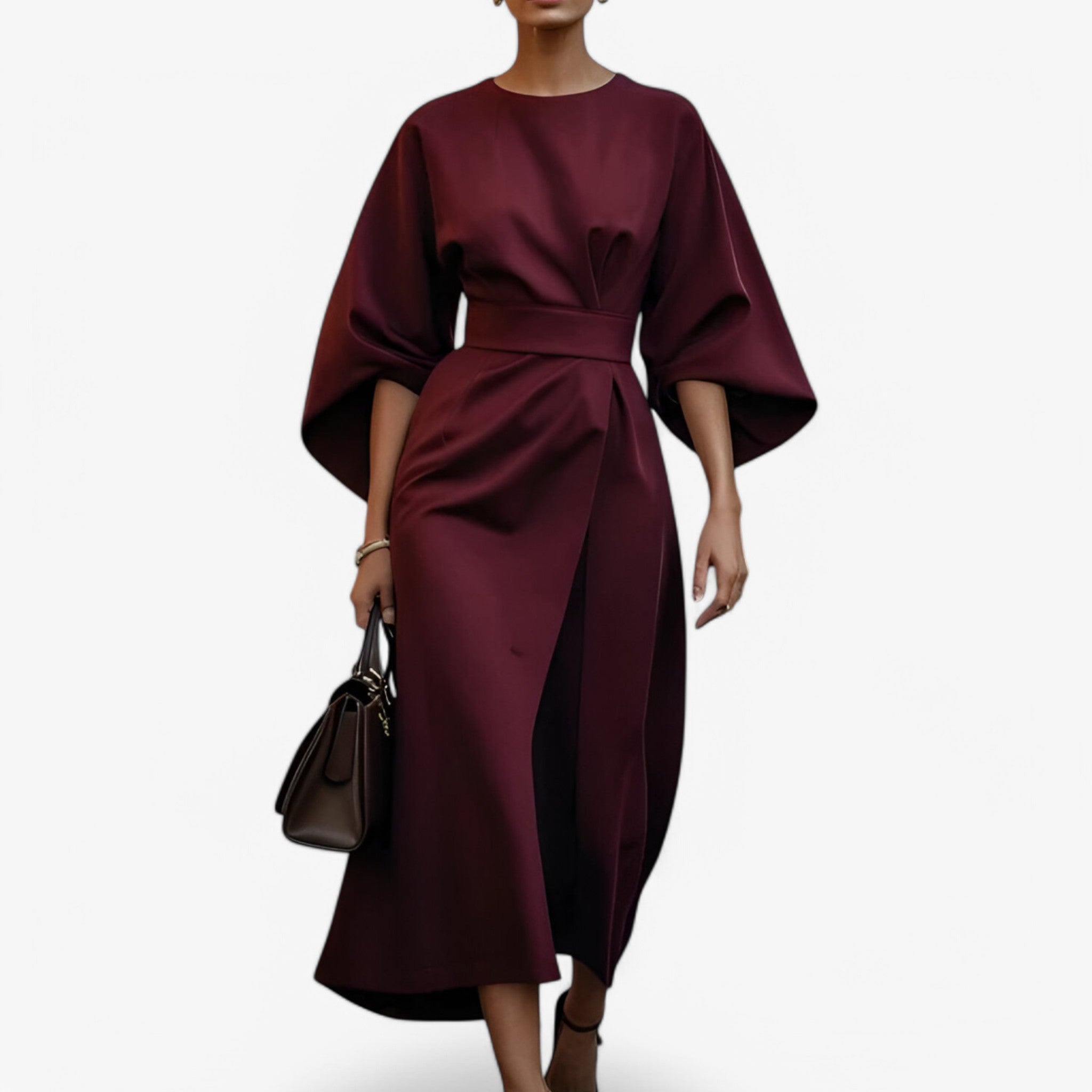 Nova | Chic asymmetric dress with a sleek, modern and elegant silhouette