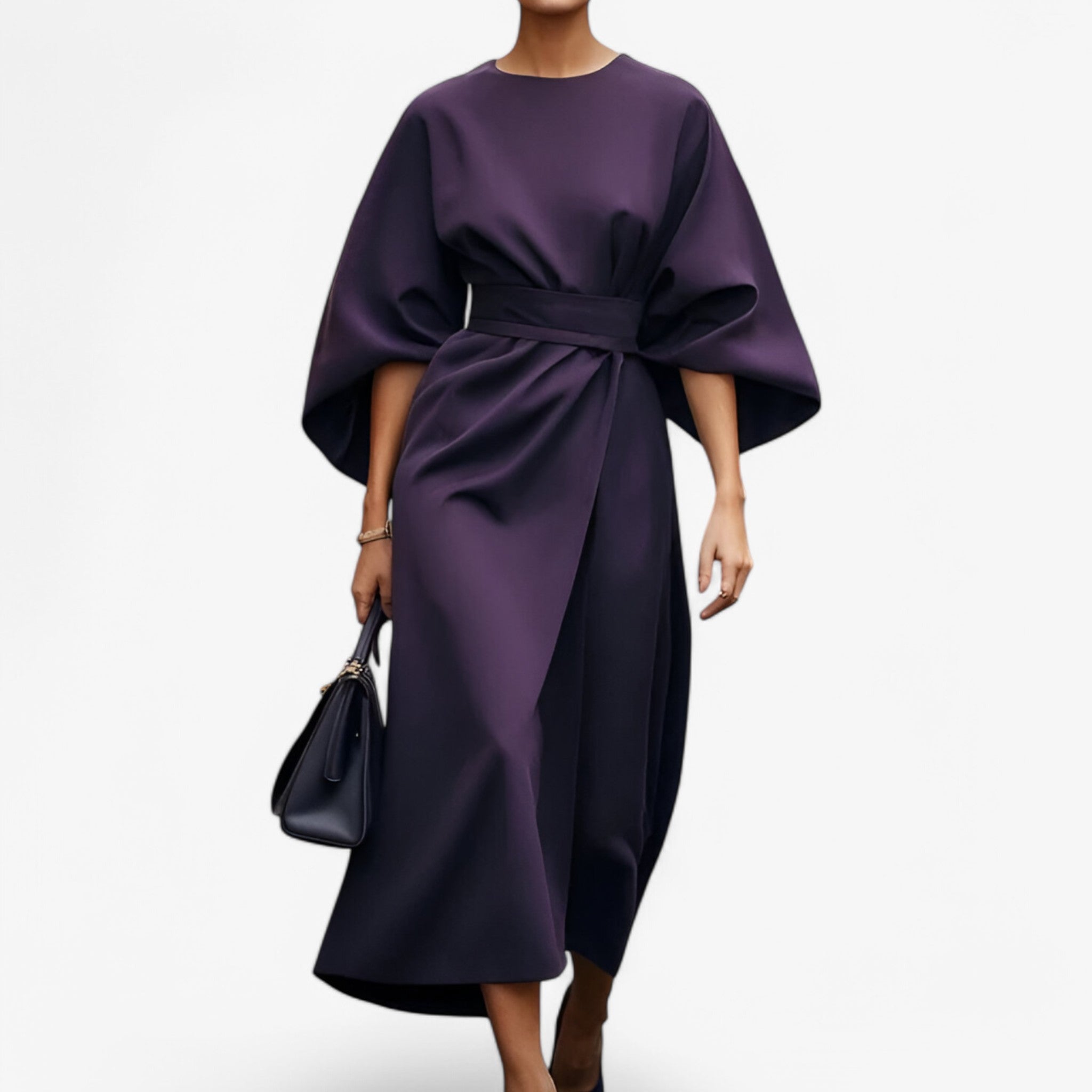 Nova | Chic asymmetric dress with a sleek, modern and elegant silhouette