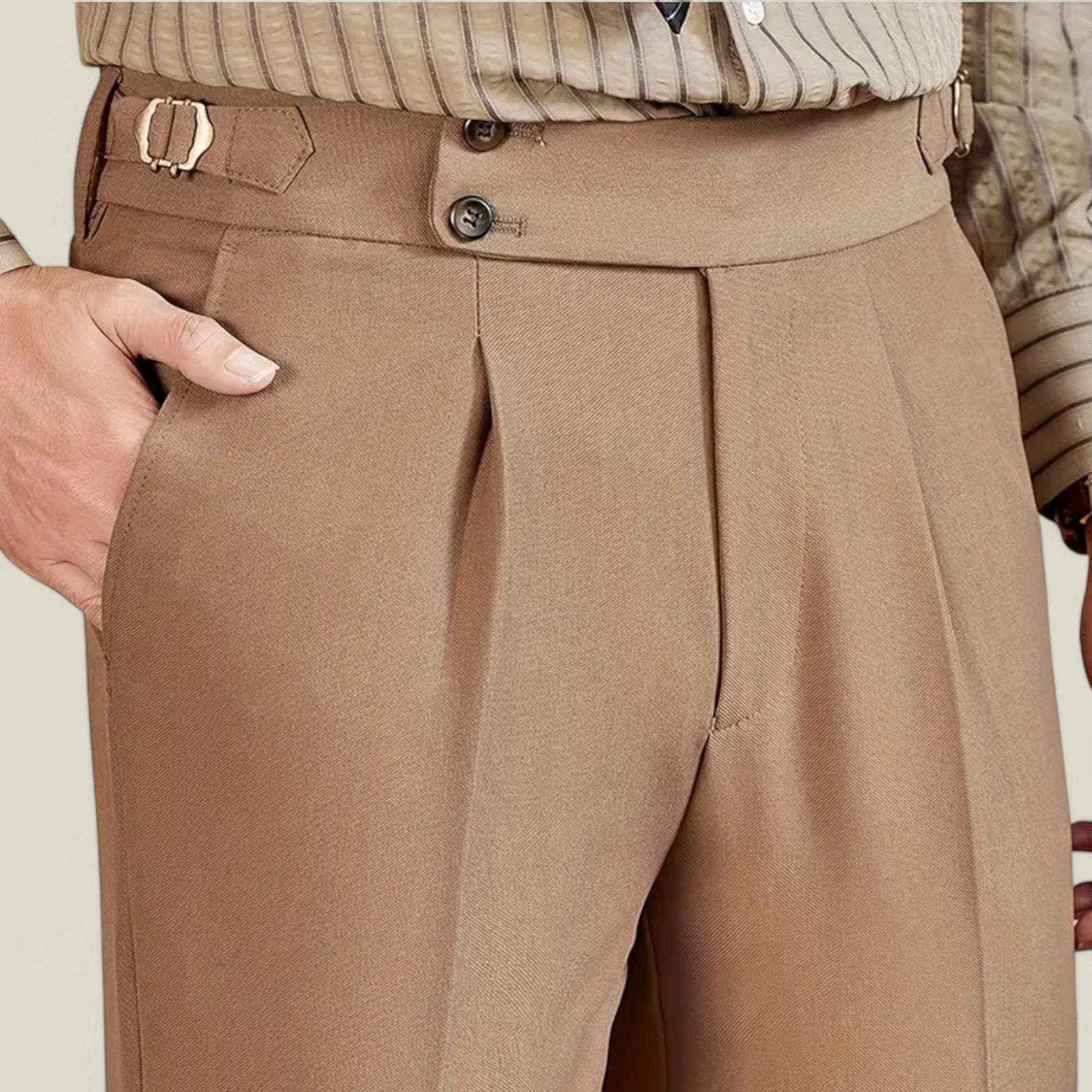 Giovanni | Pantalon droit – Style rétro automne/hiver