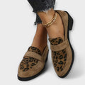 Women's Elegant leopard print orthopedic high heel shoes