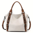 Andrea: Timeless Classic Shoulder Bag Leather Red | Cow Clothing