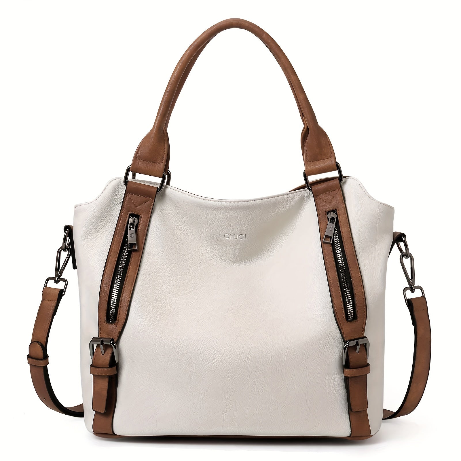 Andrea: Timeless Classic Shoulder Bag Leather Red | Cow Clothing